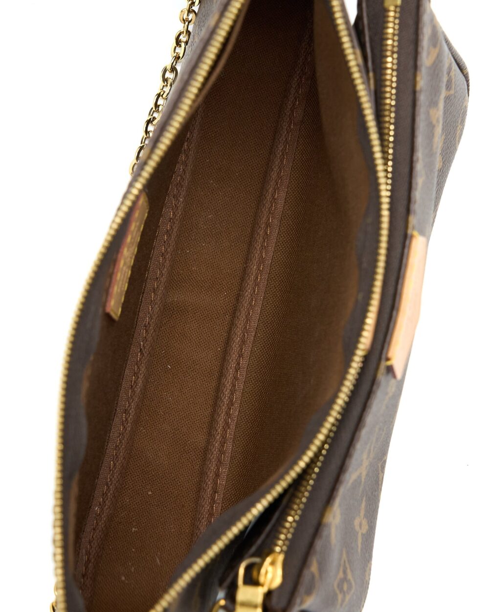 AAA Replica Louis Vuitton LV MULTI POCHETTE WITH KHAKI STRAP GHW
