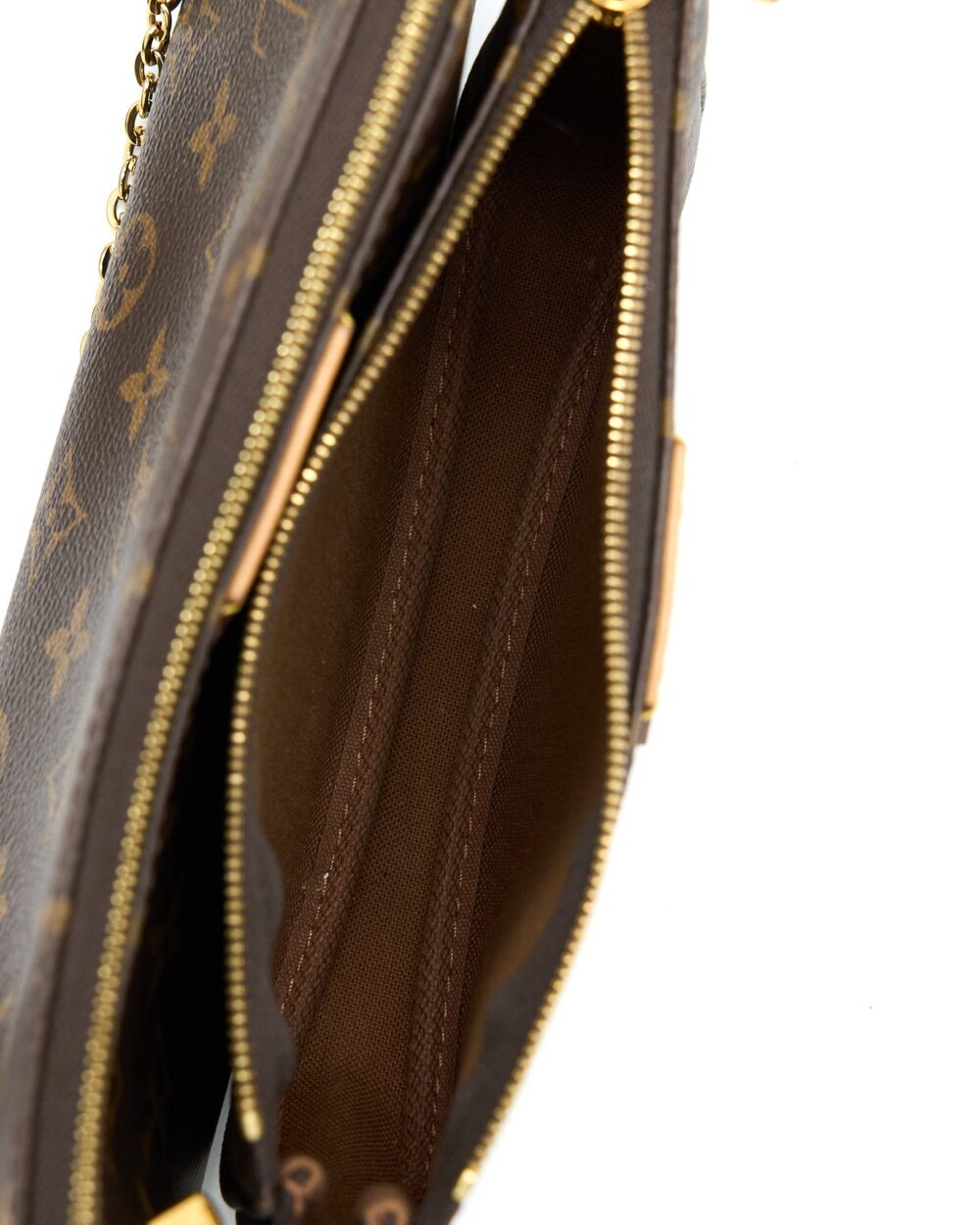 AAA Replica Louis Vuitton LV MULTI POCHETTE WITH KHAKI STRAP GHW