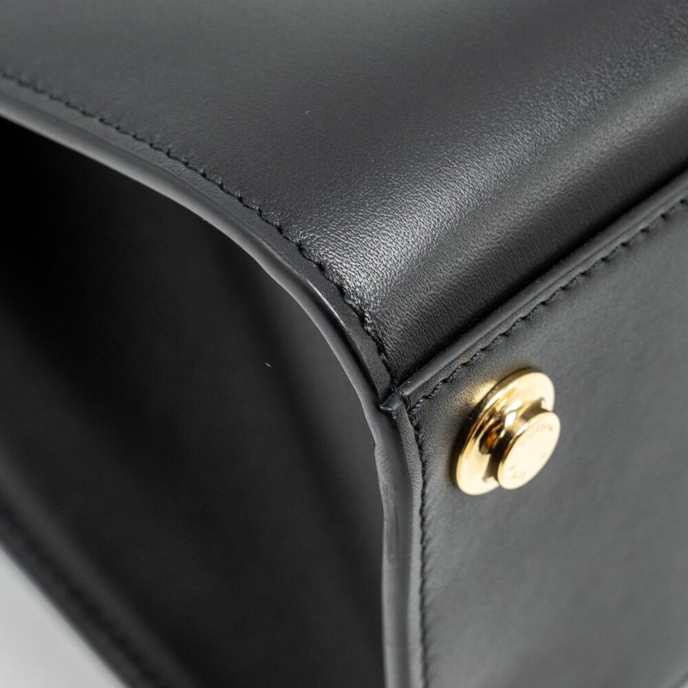 AAA Replica Louis Vuitton LV CITY STEAMER PM GRAINED CALFSKIN BLACK GHW