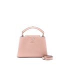 AAA Replica Louis Vuitton LV CAPUCINES BB TAURILLON PINK SHW