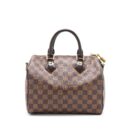 AAA Replica Louis Vuitton LV SPEEDY 25 DAMIER EBENE GHW