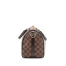 AAA Replica Louis Vuitton LV SPEEDY 25 DAMIER EBENE GHW