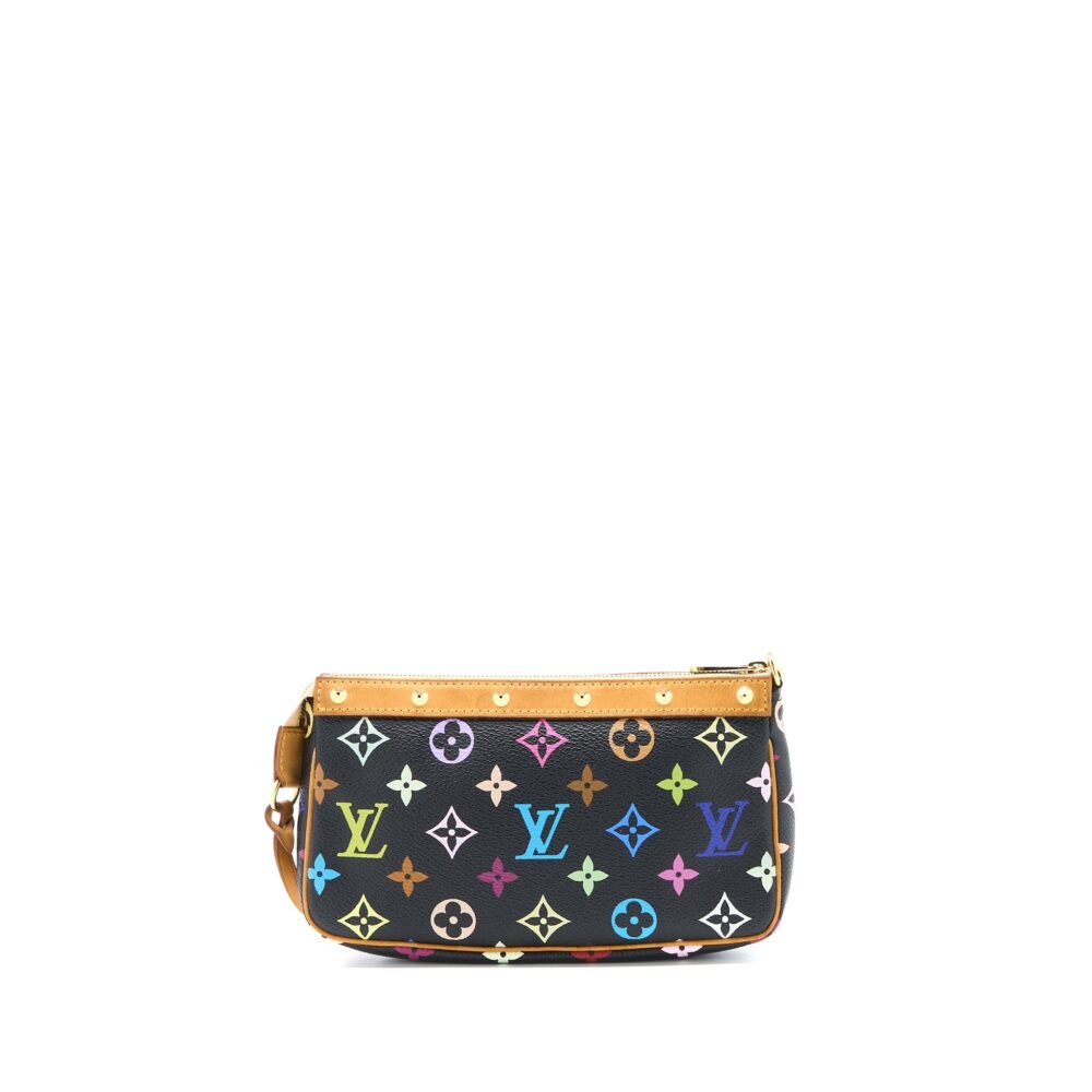 AAA Replica Louis Vuitton LV POCHETTE ACCESSORIES MONOGRAM CANVAS MULTICOLOUR GHW