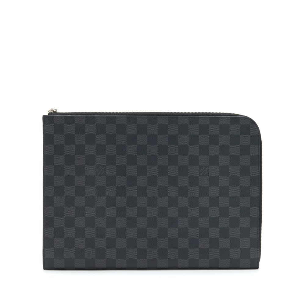 AAA Replica Louis Vuitton LV POCHETTE JOUR GM DAMIER GRAPHITE CANVAS SHW
