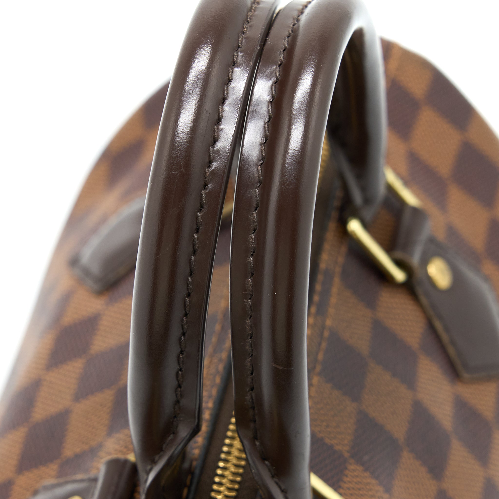 AAA Replica Louis Vuitton LV SPEEDY BANDOULIERE 25 DAMIER EBENE CANVAS GHW