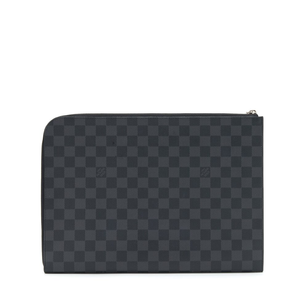 AAA Replica Louis Vuitton LV POCHETTE JOUR GM DAMIER GRAPHITE CANVAS SHW