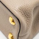 AAA Replica Louis Vuitton LV CAPUCINES BB TAURILLON LIGHT GREY GHW