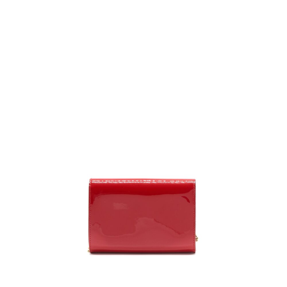 AAA Replica Louis Vuitton LV LOUIS CHAIN BAG PATENT RED GHW