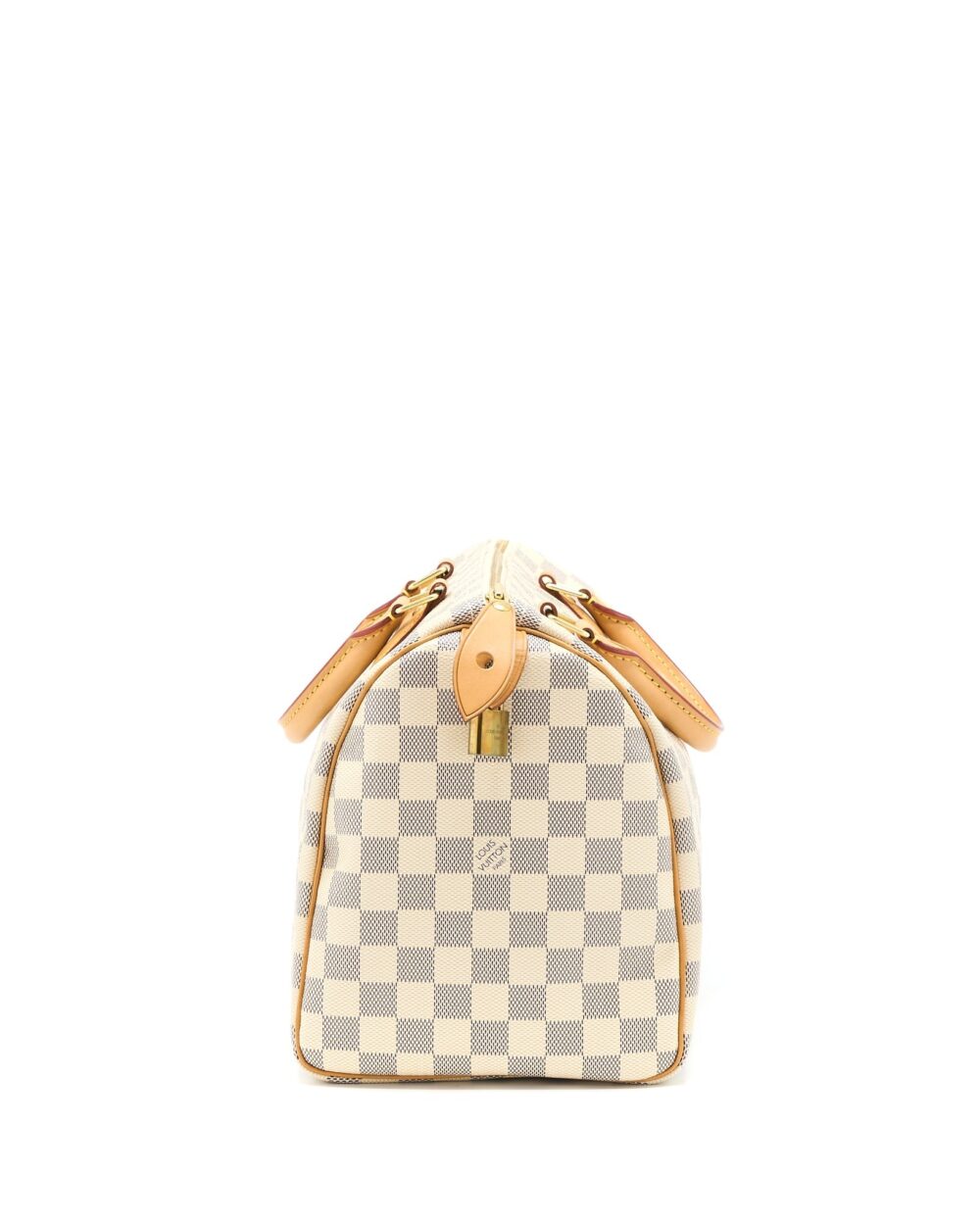 AAA Replica Louis Vuitton LV SPEEDY 30 DAMIER AZUR CANVAS GHW