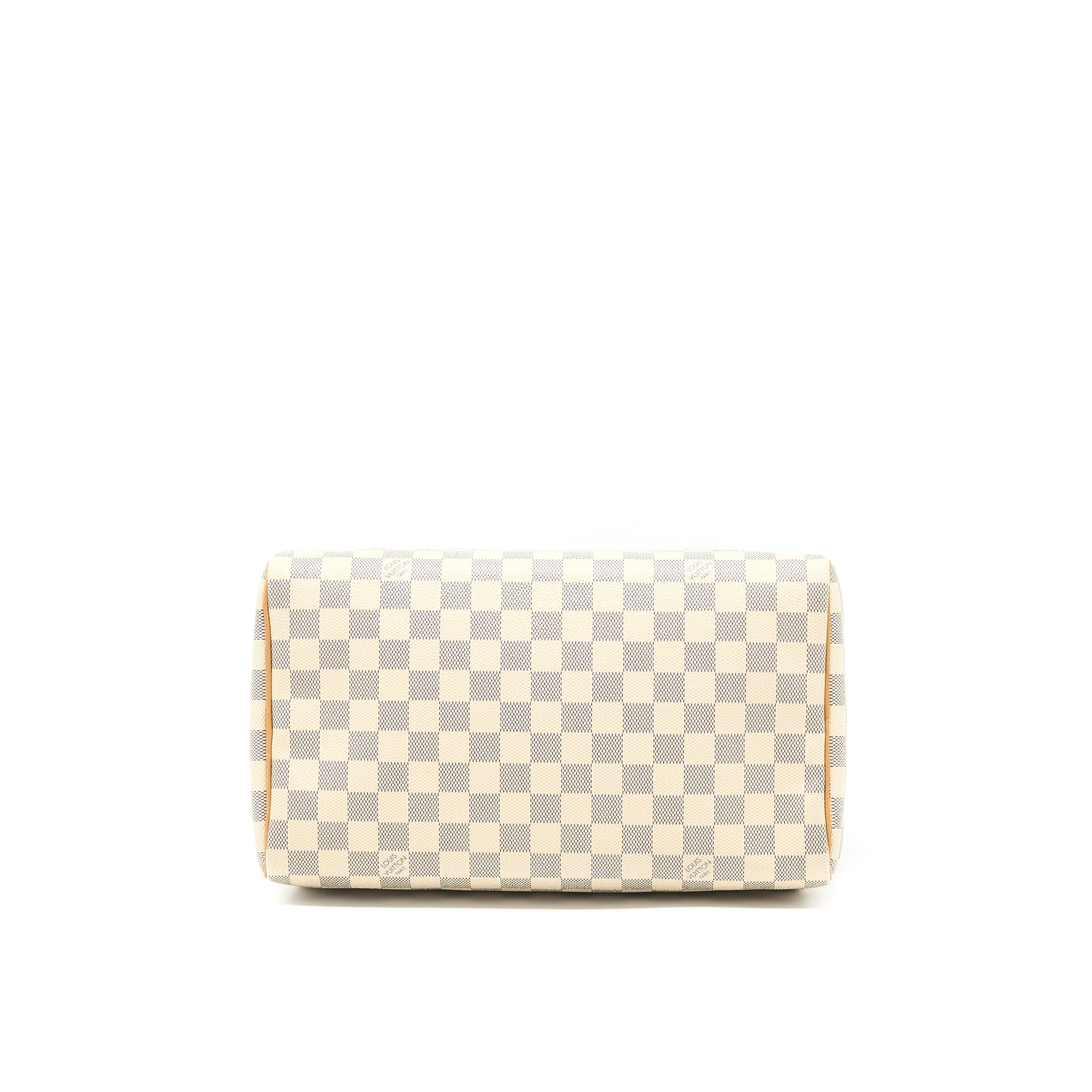 AAA Replica Louis Vuitton LV SPEEDY 30 DAMIER AZUR CANVAS GHW