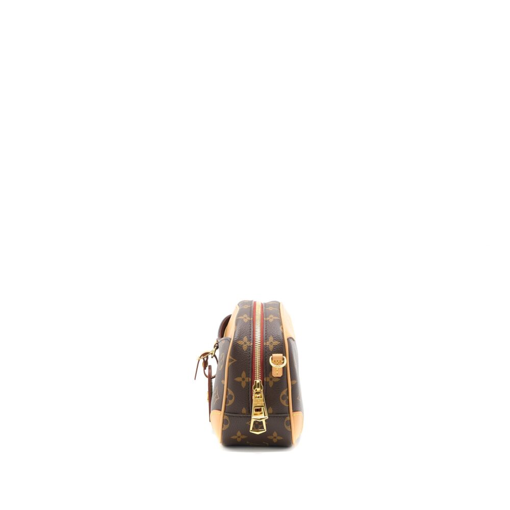 AAA Replica Louis Vuitton LV MINI DEAUVILLE SHOULDER BAG MONOGRAM CANVAS GHW