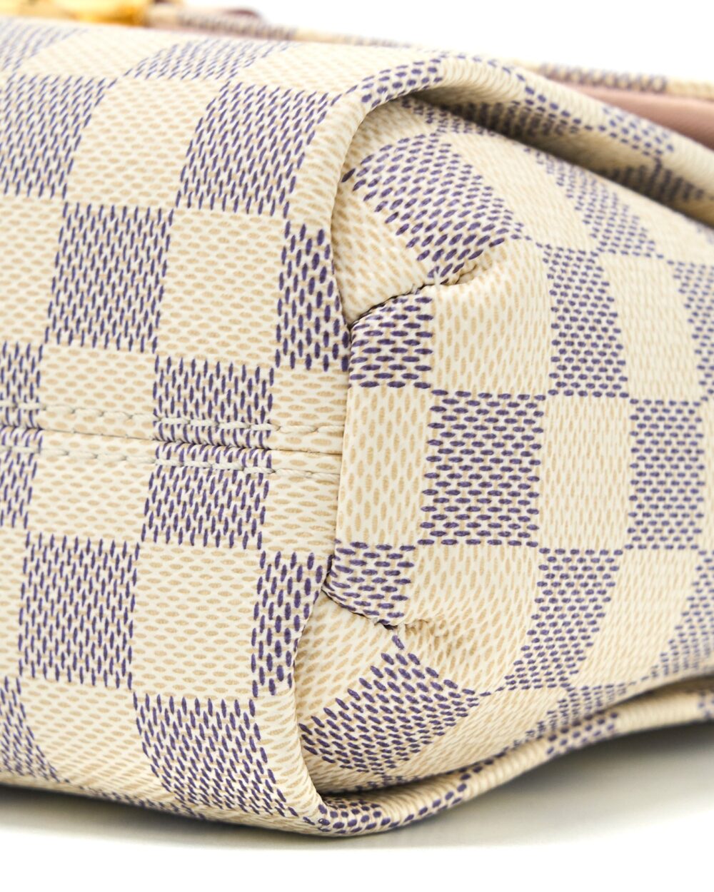 AAA Replica Louis Vuitton LV CROISETTE BAG DAMIER AZUR CANVAS GHW