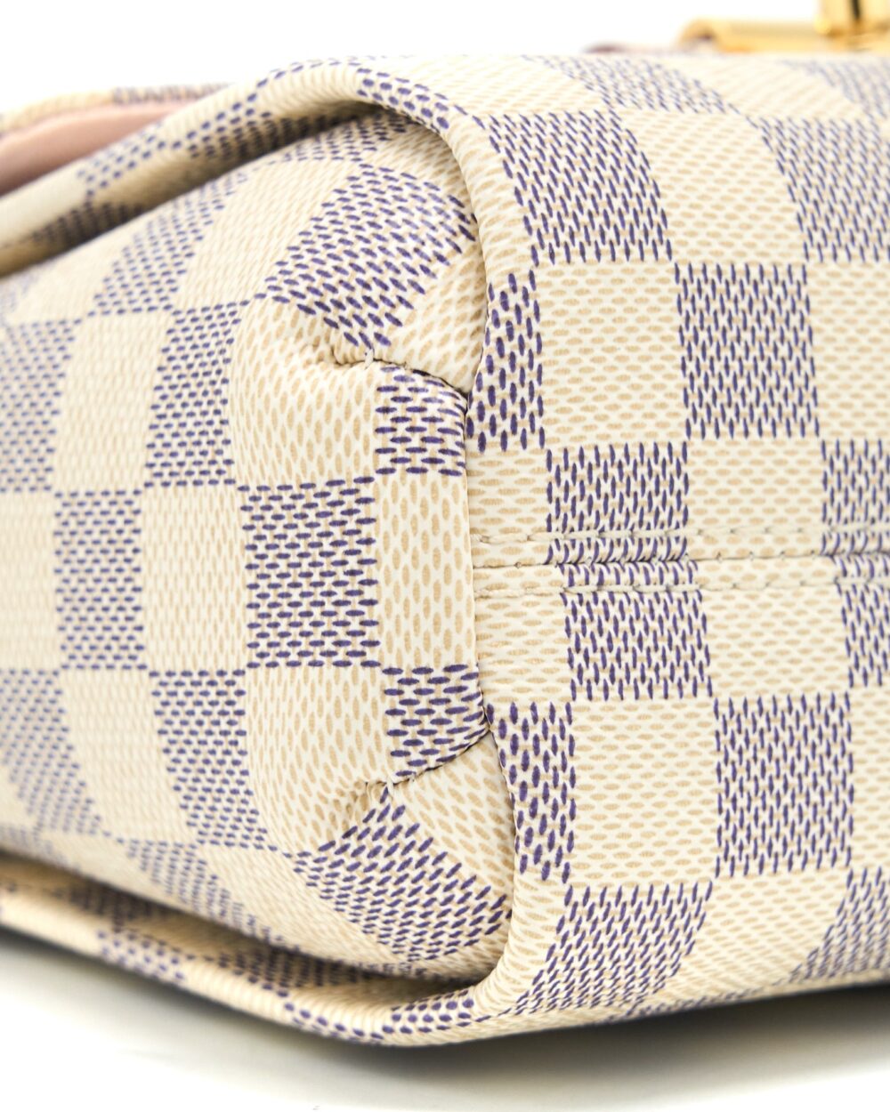 AAA Replica Louis Vuitton LV CROISETTE BAG DAMIER AZUR CANVAS GHW