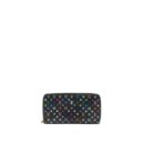 AAA Replica Louis Vuitton LV ZIPPY LONG WALLET BLACK MULTICOLOUR MONOGRAM CANVAS GHW