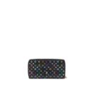 AAA Replica Louis Vuitton LV ZIPPY LONG WALLET BLACK MULTICOLOUR MONOGRAM CANVAS GHW