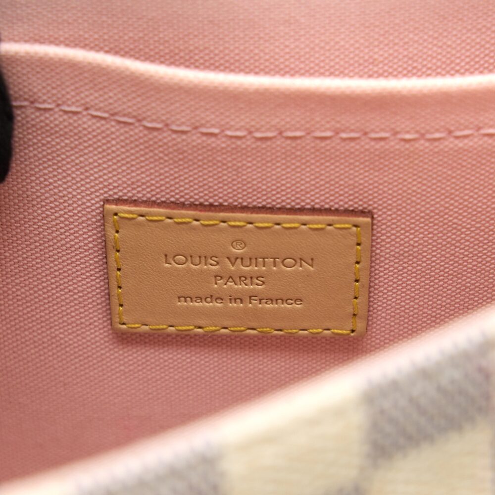 AAA Replica Louis Vuitton LV CROISETTE BAG DAMIER AZUR CANVAS GHW