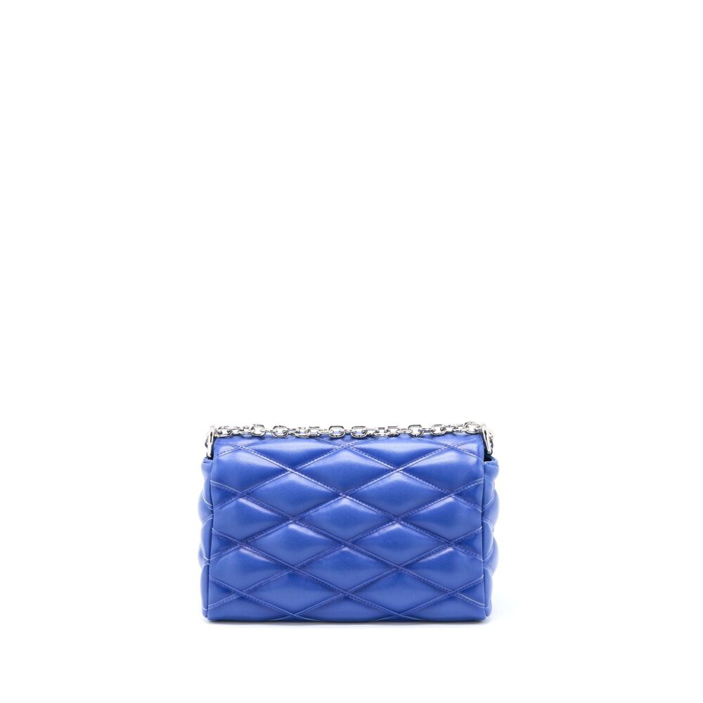AAA Replica Louis Vuitton LV GO-14 MALLETAGE PM LAMBSKIN BLUE SHW