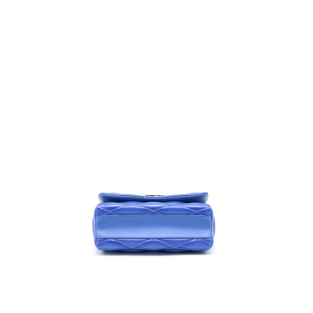 AAA Replica Louis Vuitton LV GO-14 MALLETAGE PM LAMBSKIN BLUE SHW