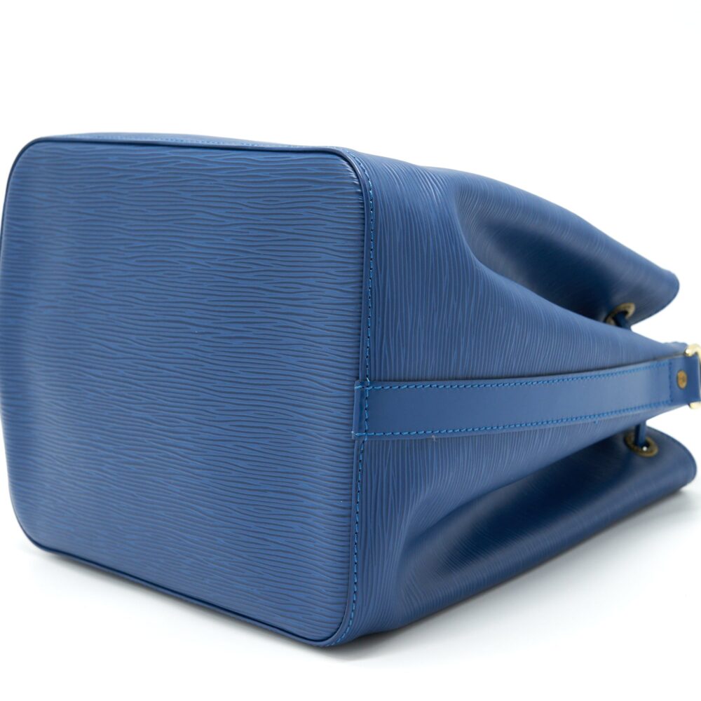 AAA Replica Louis Vuitton LV VINTAGE PETITE NOE EPI BLUE GHW