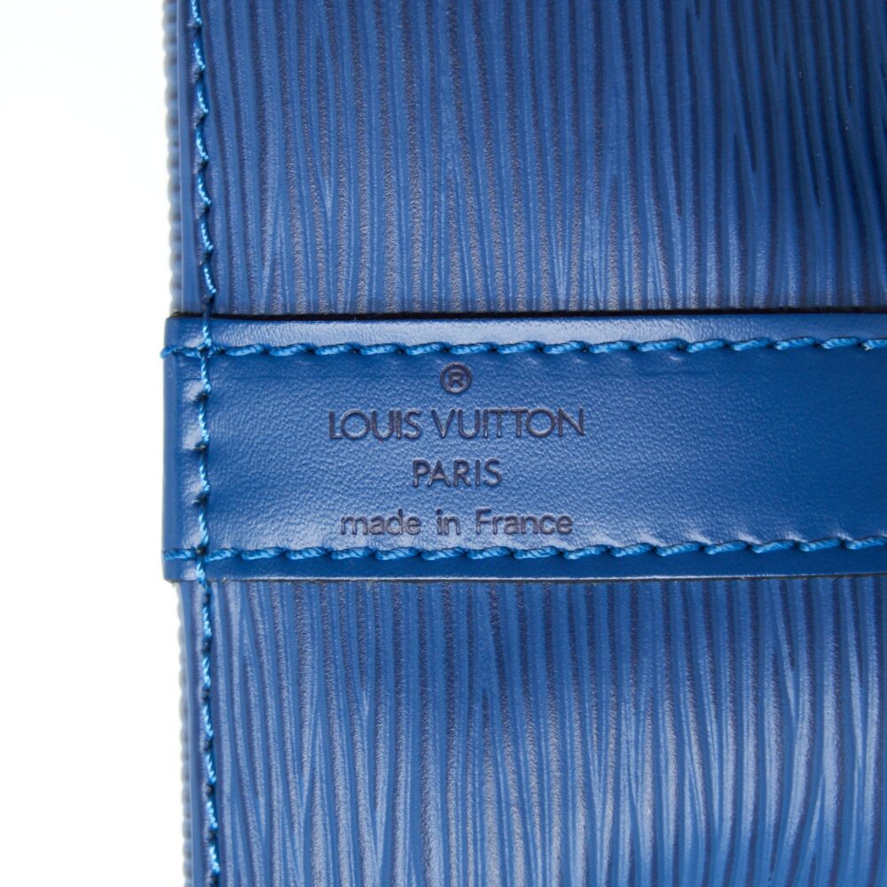 AAA Replica Louis Vuitton LV VINTAGE PETITE NOE EPI BLUE GHW