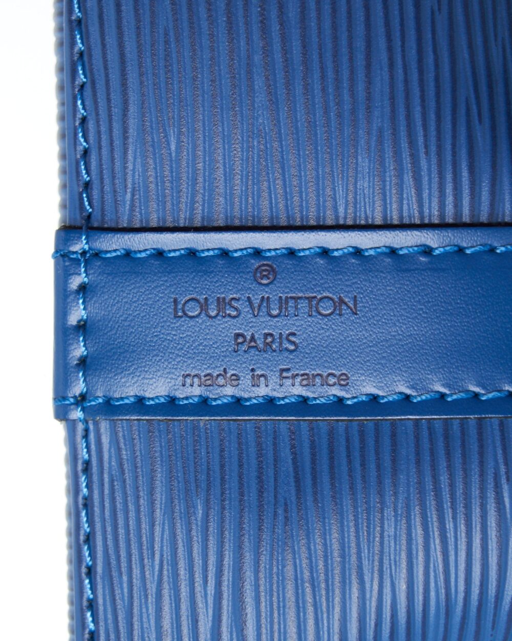 AAA Replica Louis Vuitton LV VINTAGE PETITE NOE EPI BLUE GHW