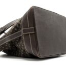 AAA Replica Louis Vuitton LV LIN NOE BAG FABRIC / LEATHER EBENE GHW