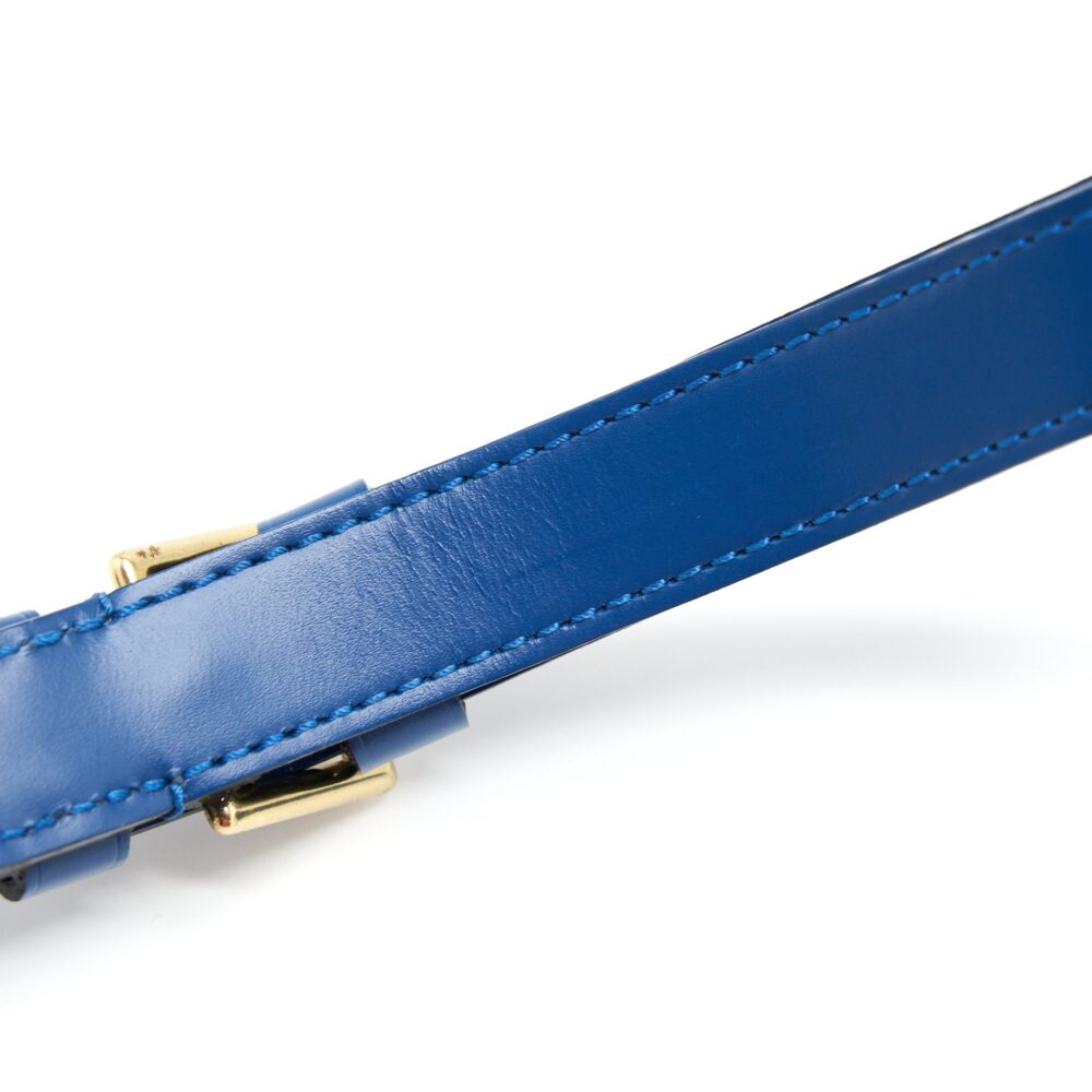 AAA Replica Louis Vuitton LV VINTAGE PETITE NOE EPI BLUE GHW