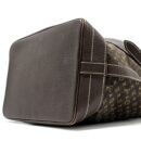 AAA Replica Louis Vuitton LV LIN NOE BAG FABRIC / LEATHER EBENE GHW