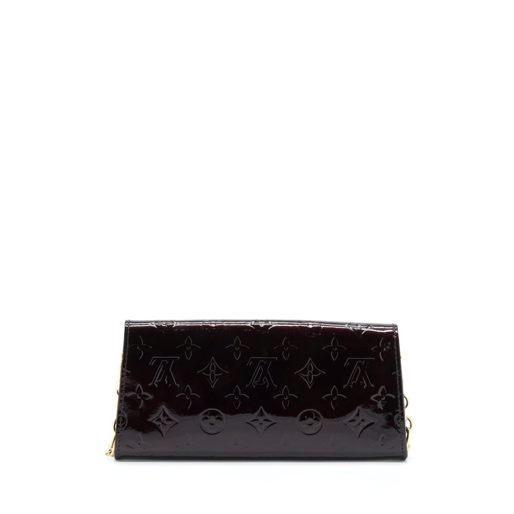 AAA Replica Louis Vuitton LV SUNSET BOULEVARDE PATENT DARK RED GHW