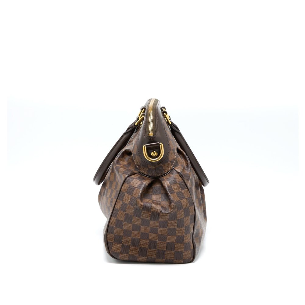AAA Replica Louis Vuitton LV TREVI BAG DAMIER EBENE CANVAS GHW