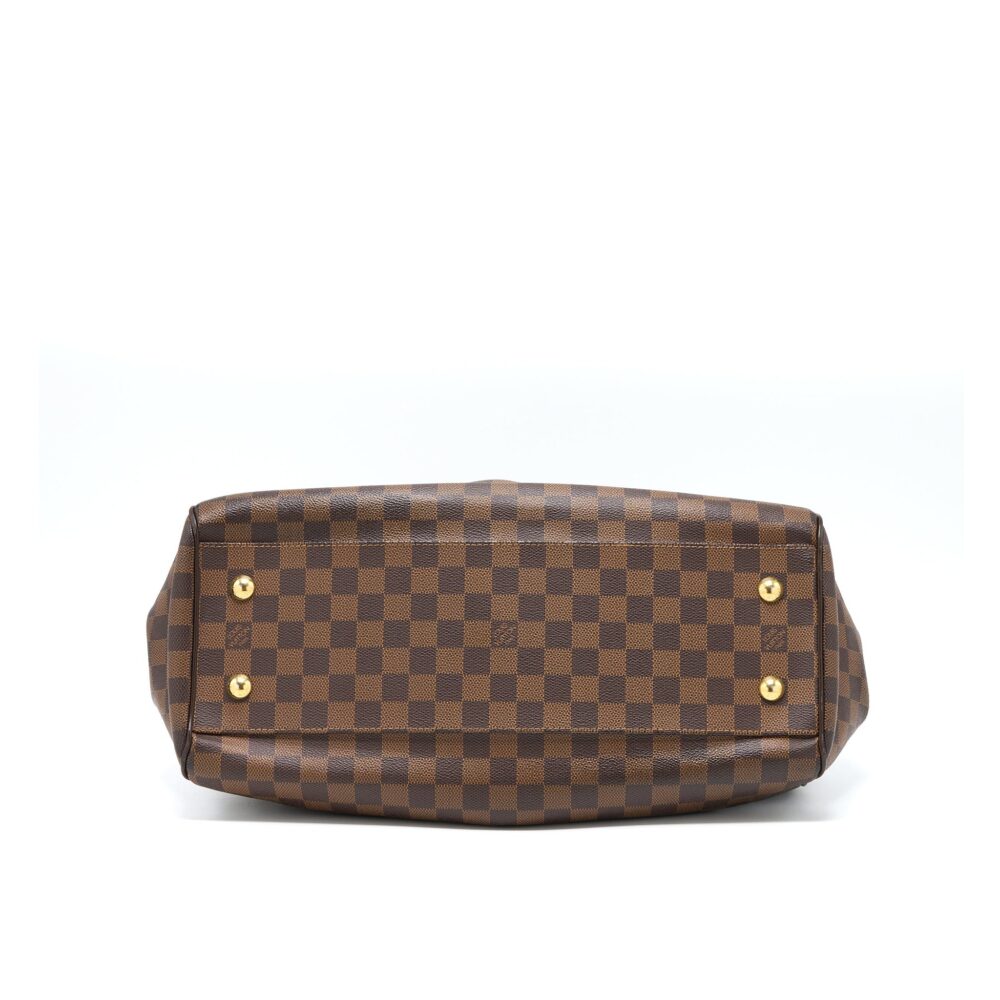 AAA Replica Louis Vuitton LV TREVI BAG DAMIER EBENE CANVAS GHW