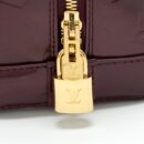 AAA Replica Louis Vuitton LV ALMA PM PATENT AMARANTE GHW