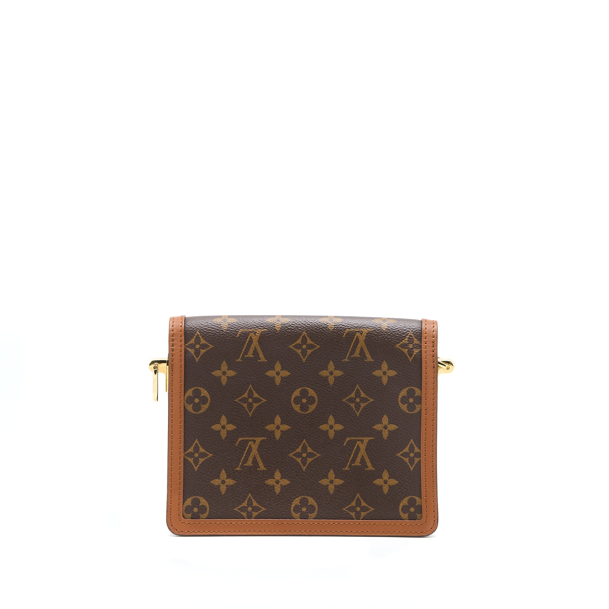 AAA Replica Louis Vuitton LV MINI DAUPHINE MONOGRAM REVERSE CANVAS GHW