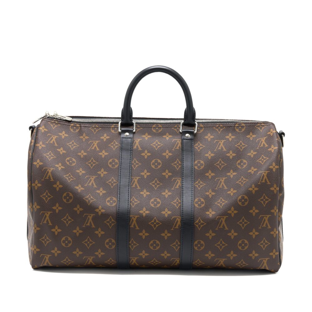 AAA Replica Louis Vuitton LV KEEPALL BANDOULIERE 45 MONOGRAM MACASSAR CANVAS SHW