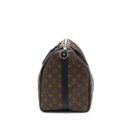 AAA Replica Louis Vuitton LV KEEPALL BANDOULIERE 45 MONOGRAM MACASSAR CANVAS SHW