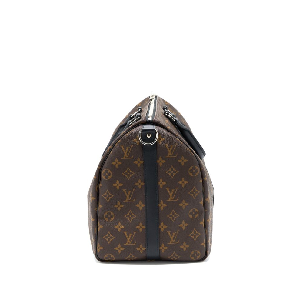 AAA Replica Louis Vuitton LV KEEPALL BANDOULIERE 45 MONOGRAM MACASSAR CANVAS SHW