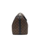 AAA Replica Louis Vuitton LV KEEPALL BANDOULIERE 45 MONOGRAM MACASSAR CANVAS SHW