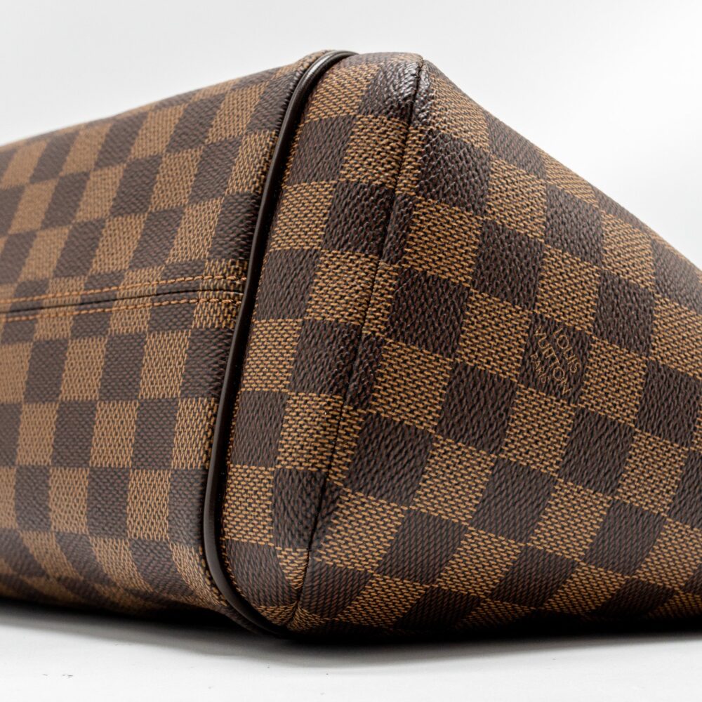 AAA Replica Louis Vuitton LV TOTALLY PM TOTE BAG DAMIER EBENE CANVAS GHW