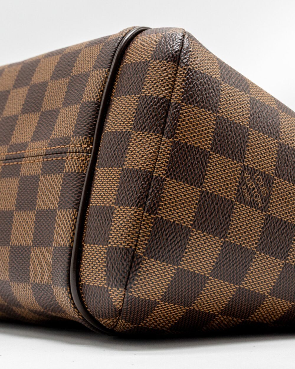 AAA Replica Louis Vuitton LV TOTALLY PM TOTE BAG DAMIER EBENE CANVAS GHW