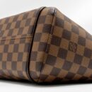 AAA Replica Louis Vuitton LV TOTALLY PM TOTE BAG DAMIER EBENE CANVAS GHW