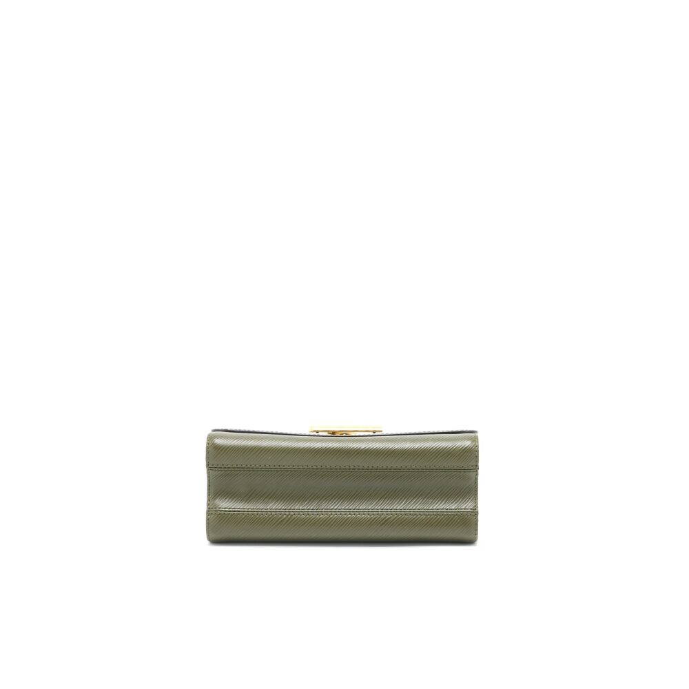 AAA Replica Louis Vuitton LV TWIST BAG MM EPI GREEN/WHITE GHW