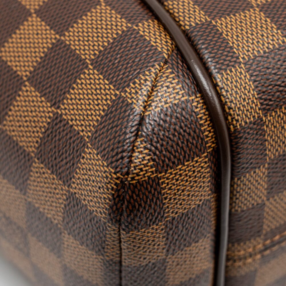 AAA Replica Louis Vuitton LV TOTALLY PM TOTE BAG DAMIER EBENE CANVAS GHW