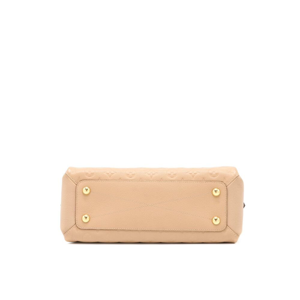 AAA Replica Louis Vuitton LV VOSGES MM MONOGRAM EMPREINTE DARK BEIGE GHW