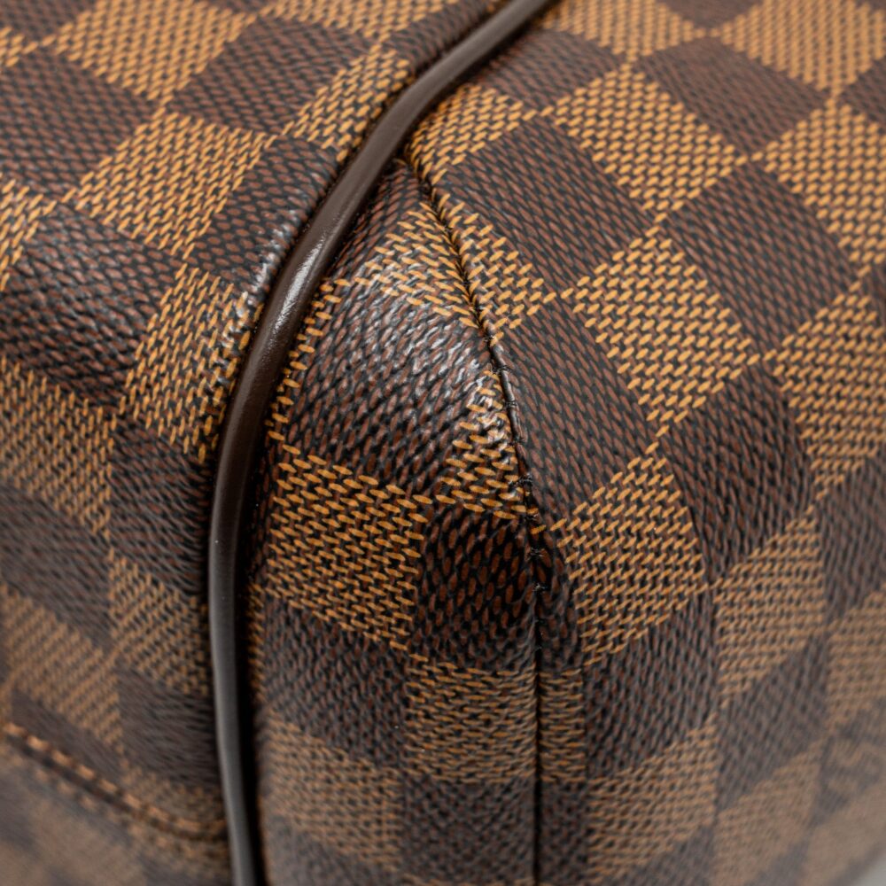 AAA Replica Louis Vuitton LV TOTALLY PM TOTE BAG DAMIER EBENE CANVAS GHW