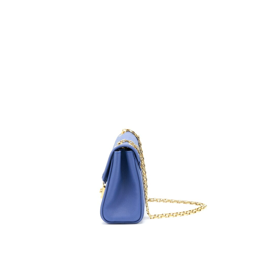 AAA Replica Louis Vuitton LV SAINT GERMAINE CROSSBODY BAG MONOGRAM EMPREINTE BLUE GHW