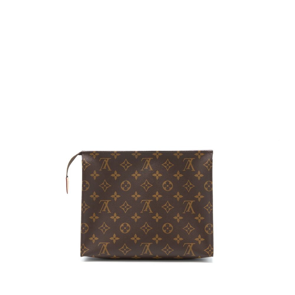 AAA Replica Louis Vuitton LV TOILETRY POCHETTE 26 MONOGRAM CANVAS GHW