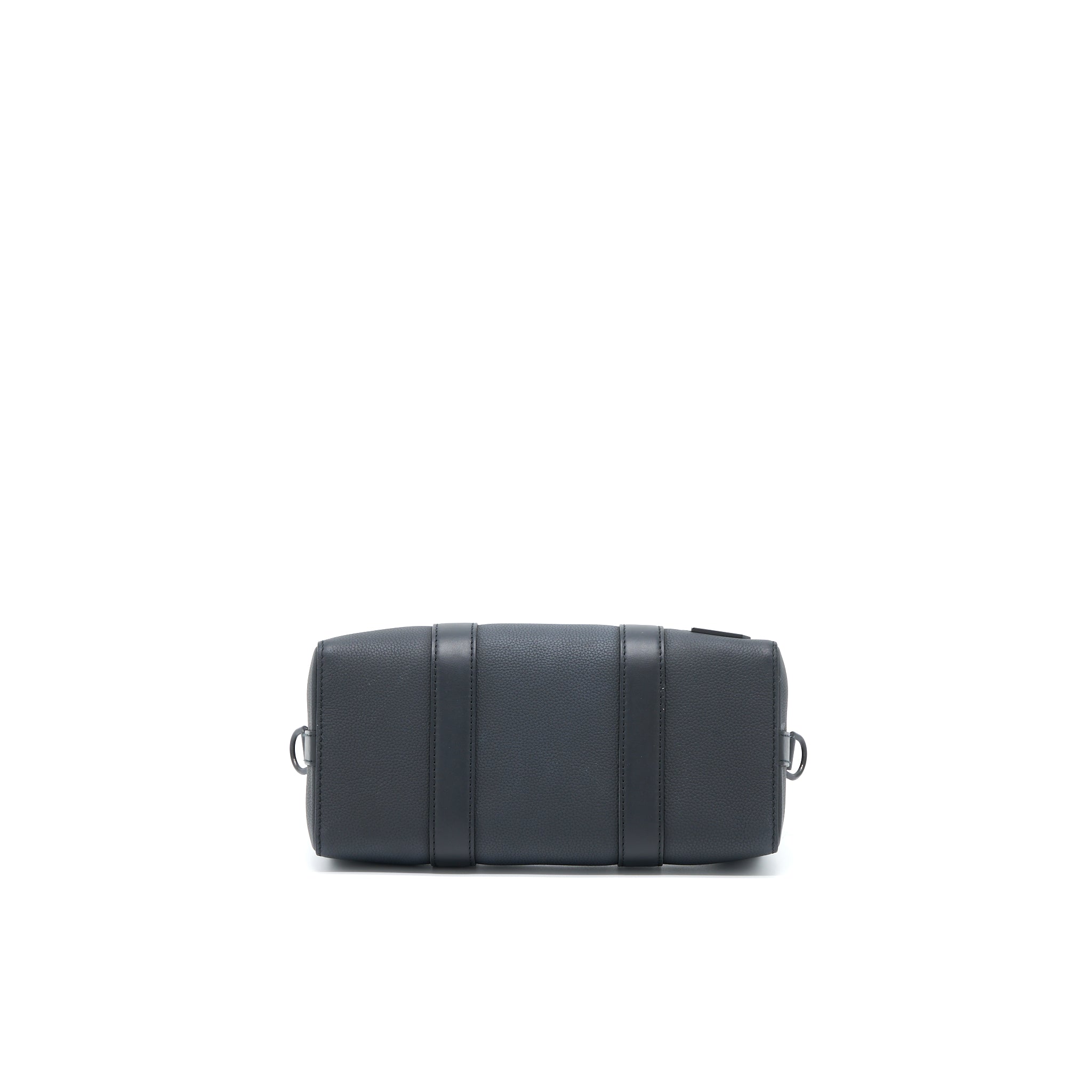 AAA Replica Louis Vuitton LV CITY KEEPALL GRAINED CALFSKIN BLACK WITH BLACK HARDWARE (NEW VERSION)