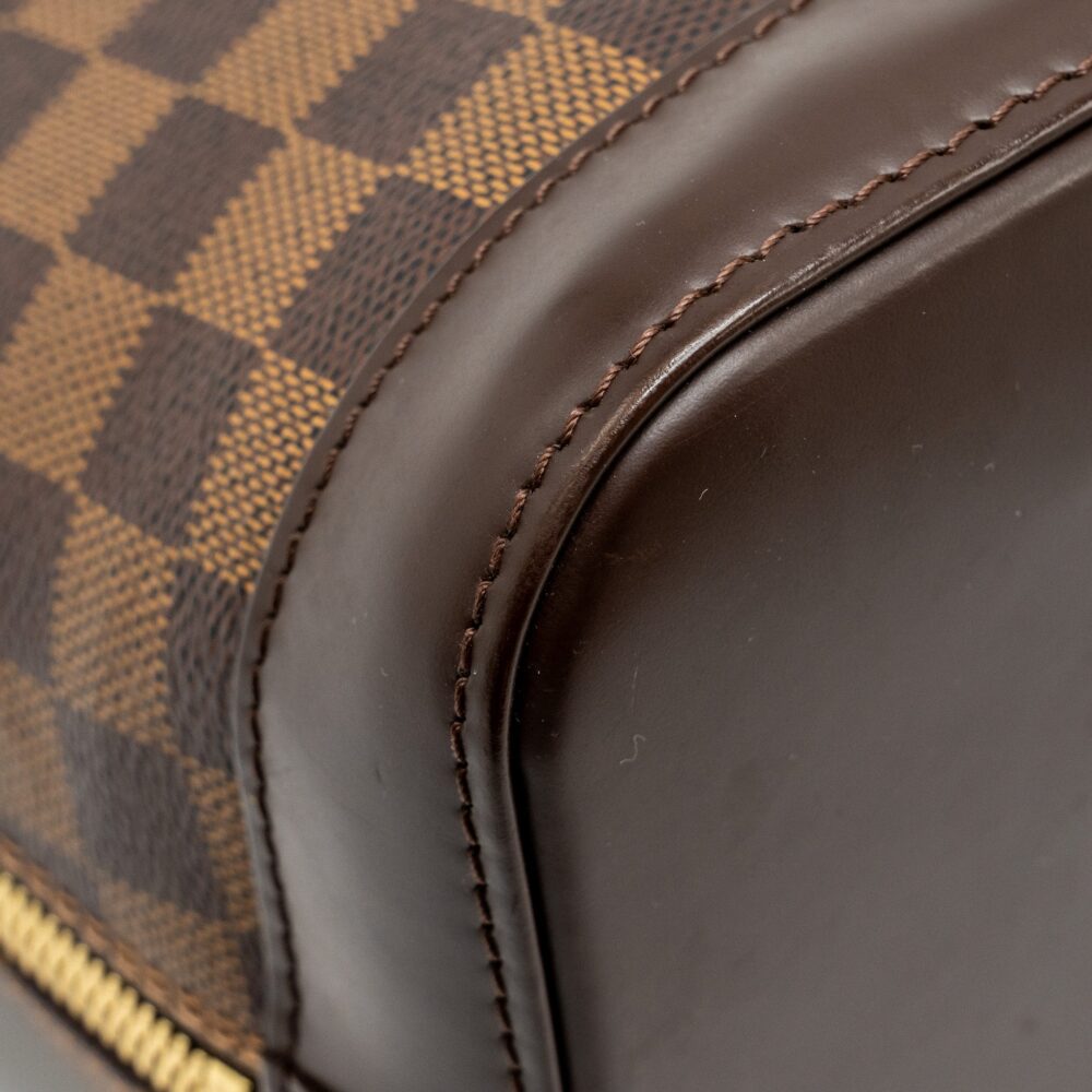 AAA Replica Louis Vuitton LV ALMA PM DAMIER EBENE CANVAS GHW