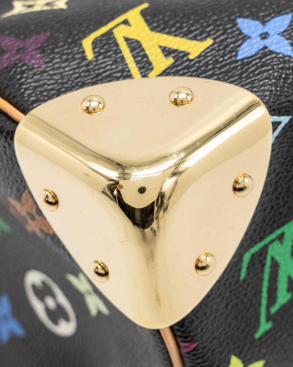 AAA Replica Louis Vuitton LV X TAKASHI MURAKAMI SPEEDY 30 LIMITED EDITION MULTICOLOURED MONOGRAM CANVAS BLACK GHW