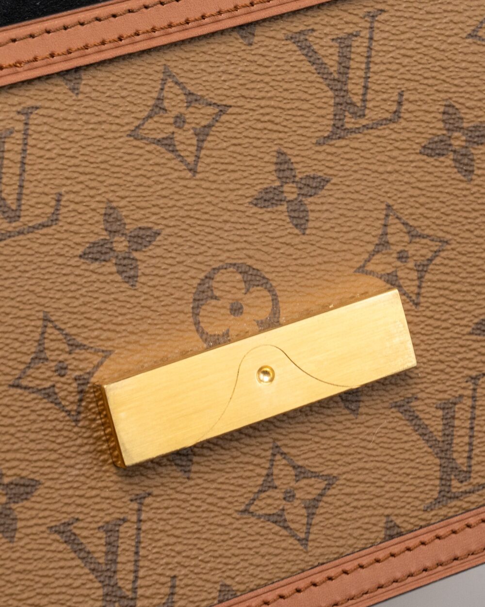 AAA Replica Louis Vuitton LV MINI DAUPHINE MONOGRAM CANVAS GHW